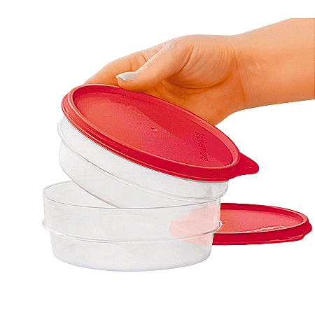 Tupperware Pote Dinâmico 400ml Pitanga