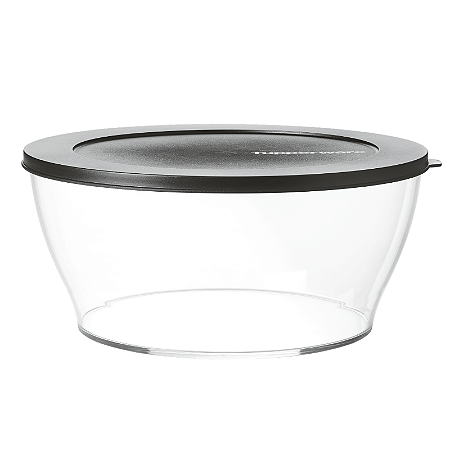 Tupperware Tigela Clear Policarbonato Black