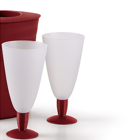 Tupperware Taça Longa Murano Marsala