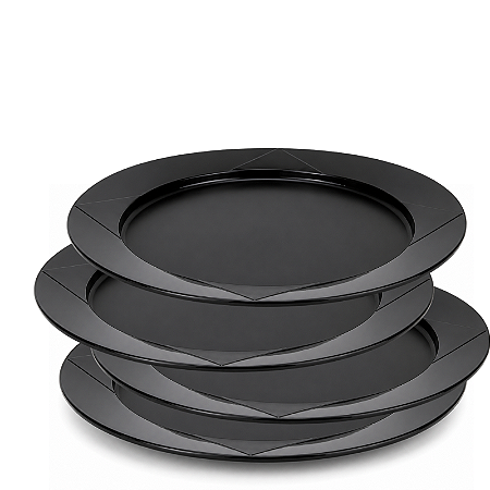 Tupperware Kit Prato Outdoor Black 4 Pecas