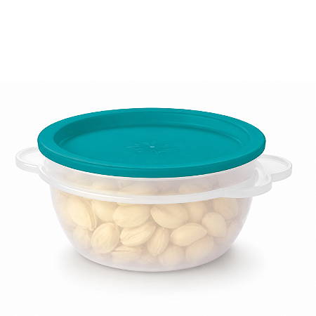 Tupperware Super Mini Instantânea 400ml Base Translucida Tp Verde