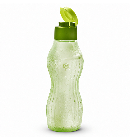 Tupperware Eco Garrafa Plus 750ml Verde Bambu