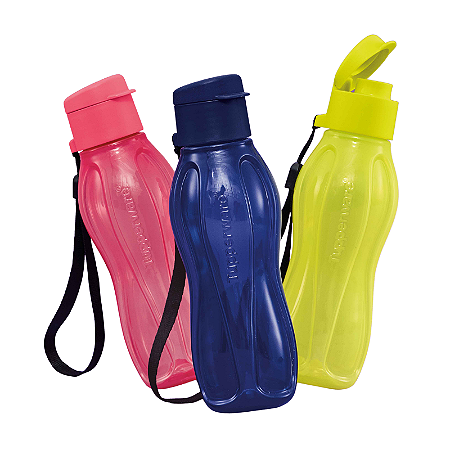 Tupperware Kit 3 Eco Tupper Garrafa 310ml