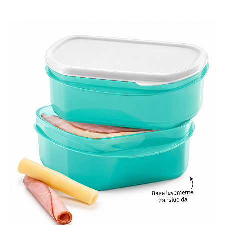 Tupperware Mini Empilháveis Verde Mint