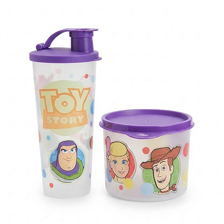 Tupperware Kit Copo com Bico 470ml e Redondinha 500ml Toy Store