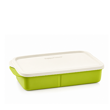 Tupperware Basic Line Com Divisórias 1L Verde