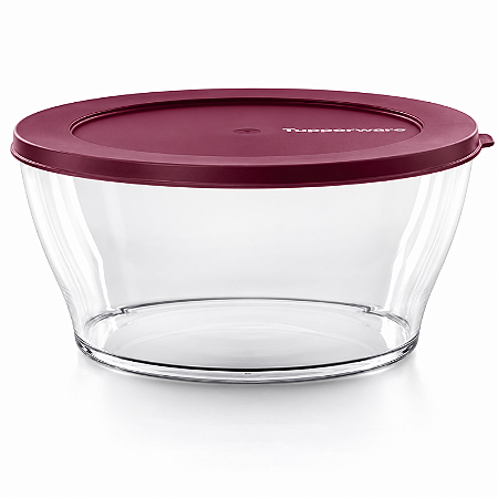 Tupperware Tigelas Clear Policarbonato 4 Litros Marsala
