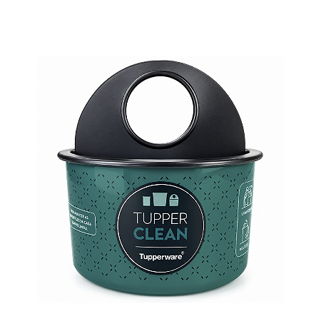 Tupperware Porta Detergente Tupper Clean Verde e Preto