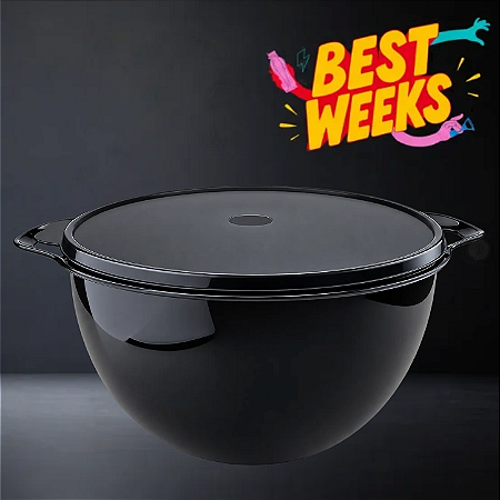 Tupperware Jumbo Criativa 14 Litros Black