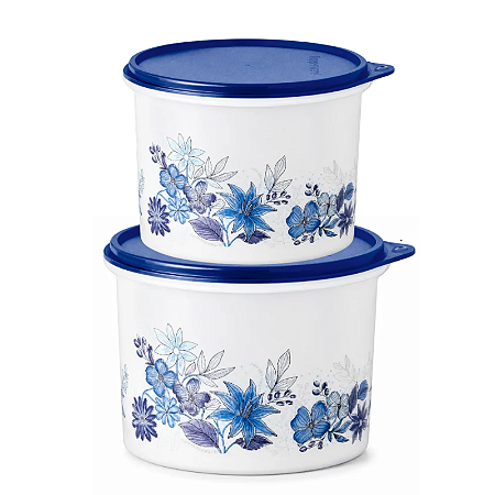 Tupperware Kit Caixa Aquarela 1,7L + 2,4 Litros
