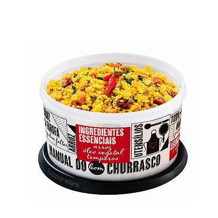 Tupperware Pote Master Churrasco 1,5 Litros Preto