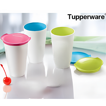Tupperware Kit Copo Allegra 450ml 3 Peças