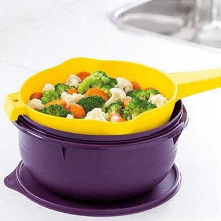 Tupperware Escorredor Indispensável Amarelo