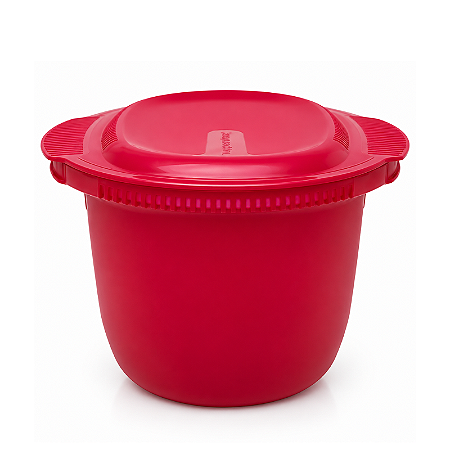 Tupperware Instant Massa Plus 3 Litros Redonda Vermelha