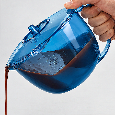 Tupperware Jarra Microplus 1 Litro Policarbonato Azul