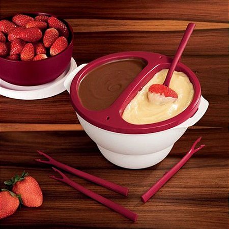 Tupperware Fondue Express Branco Loja Chefe Tupperware