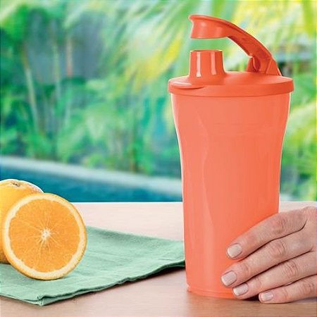 Tupperware Copo Ilúmina Com Bico 800ml Laranja