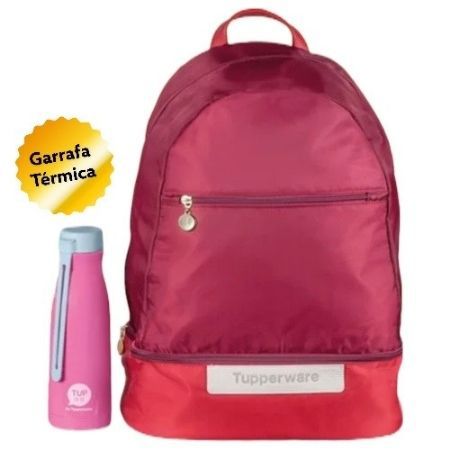 Tupperware Kit Mochila Premium e Garrafa Térmica 410ml