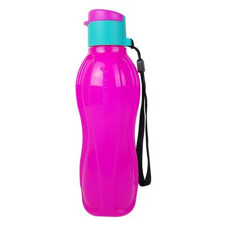 Tupperware Eco Garrafa 500ml Rosa e Verde