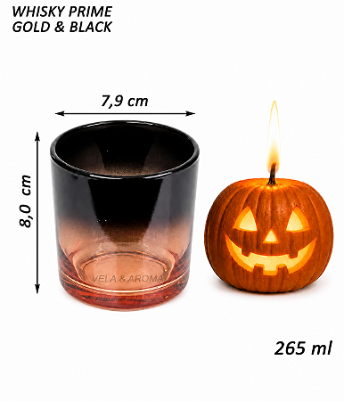 COPO WHISKY PRIME GOLD & BLACK - 265 ml
