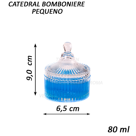POTE BOMBONIERE CATEDRAL 80 ml - PEQUENO