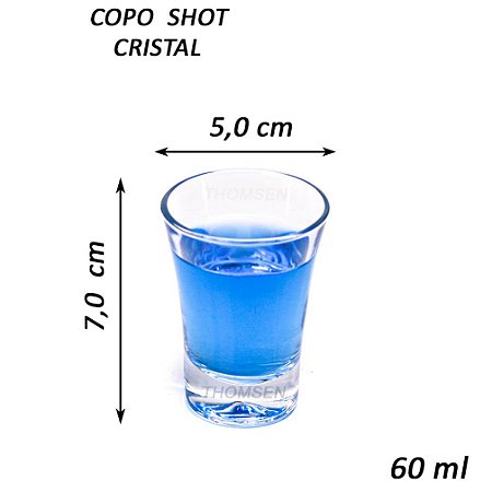 COPO MINI VIDRO SHOT - 60 ml