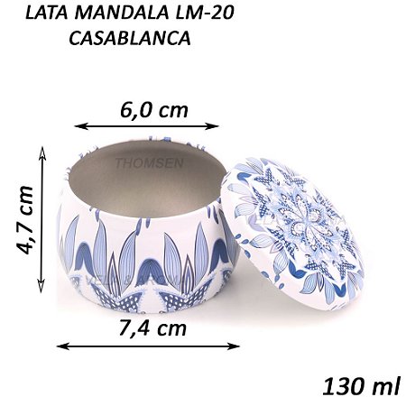 LATA VELA MANDALA 130 ml - LM-20 CASABLANCA