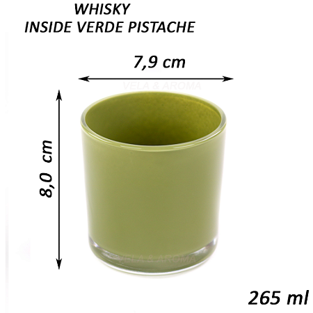 COPO WHISKY INSIDE VERDE PISTACHE - 265 ml