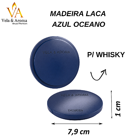 TAMPA MADEIRA WHISKY - LACA AZUL OCEANO