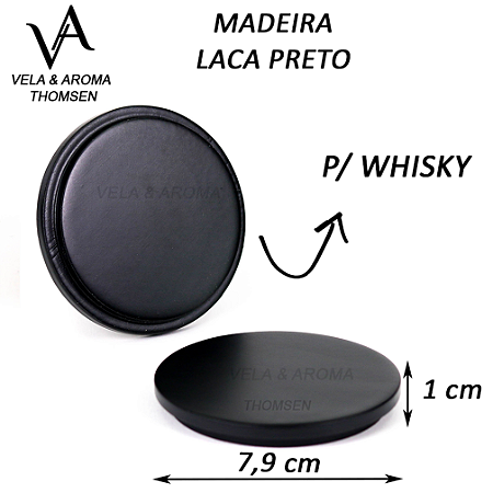 TAMPA MADEIRA WHISKY - LACA PRETO