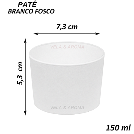POTE PATE BRANCO FOSCO - 150 ml