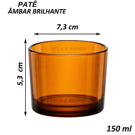 POTE PATE ÂMBAR BRILHANTE - 150 ml