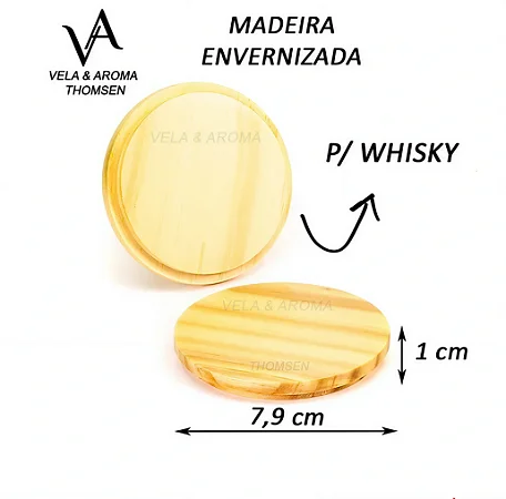 TAMPA MADEIRA WHISKY - ENVERNIZADO