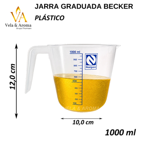 JARRA GRADUADA BECKER 1000 ML