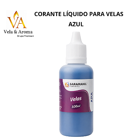 CORANTE LIQUIDO PARA VELAS SARAMANIL - AZUL