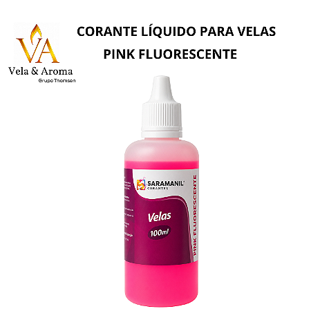 CORANTE LIQUIDO PARA VELAS SARAMANIL - PINK FLUORESCENTE