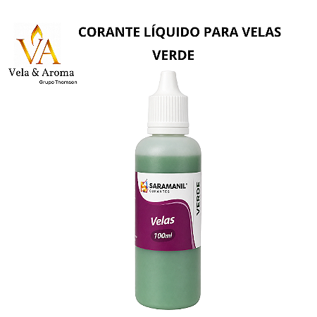 CORANTE LIQUIDO PARA VELAS SARAMANIL - VERDE