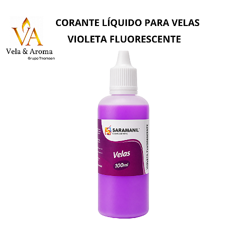 CORANTE LIQUIDO PARA VELAS SARAMANIL - VIOLETA FLUORESCENTE