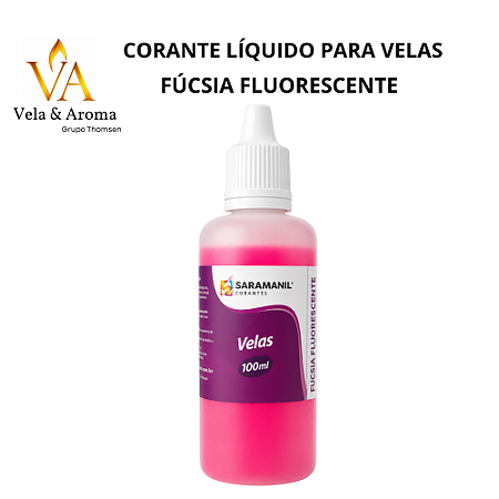 CORANTE LIQUIDO PARA VELAS SARAMANIL - FUCSIA FLUORESCENTE