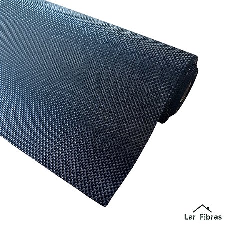 TELA QUADRICULADA SINTÉTICA PRETA 1,40m largura