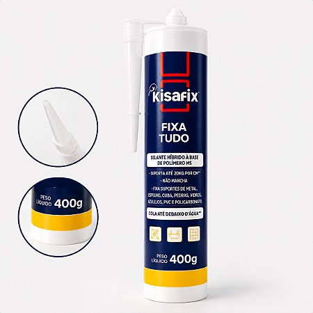 Cola Fixa Tudo Selante Kisafix 400gr