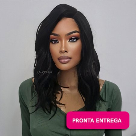 Lace Part Luiza - 1B preto natural