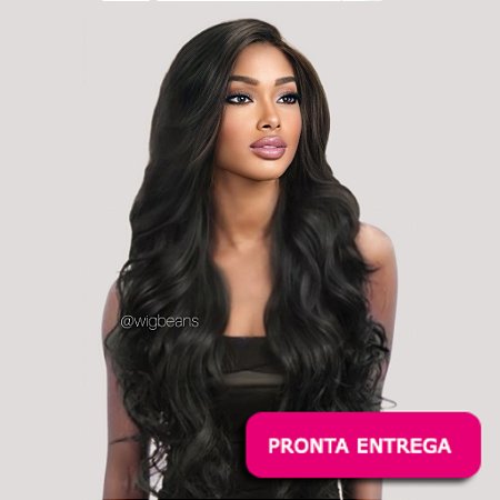 Lace Front Fernanda - 1B preto natural
