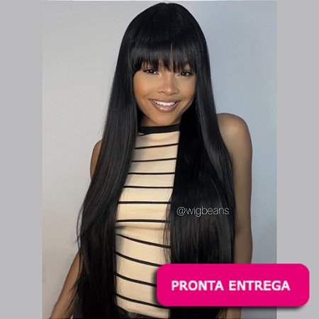 Wig Lisa Thais - 1B preto natural