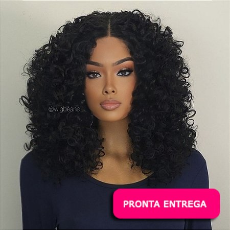 Lace Front Teresa - 1B preto natural