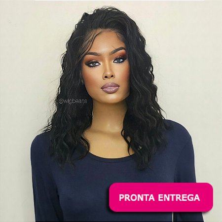 Lace Front Zoe - Repartição livre - 1B preto natural