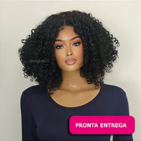 Lace Front Carla - 1B preto natural