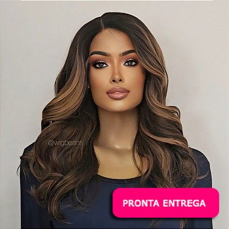Lace Front Verônica - mechada