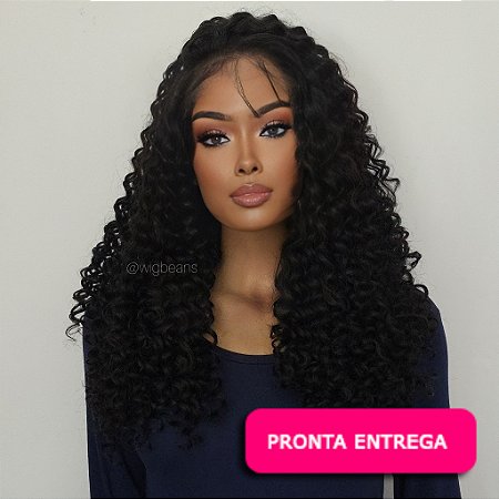 Lace Front Sedelia - Repartição livre 13x4 - cor 2 castanho escuro