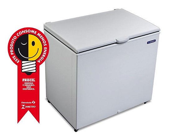 Freezer Horizontal T/ cega Dupla Ação 302Lts - Metalfrio